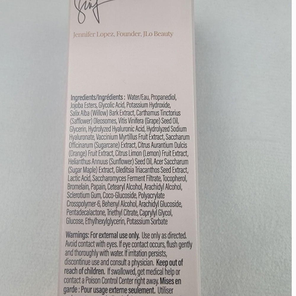 NWT JLO Beauty That overnight hustle AHA + BHA resurfacer 1 FL OZ - Picture 5 of 6